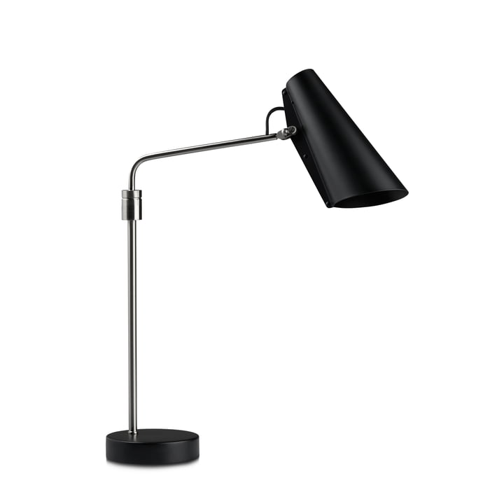 Birdy Swing Table lamp from Northern in the version black / stainless steel