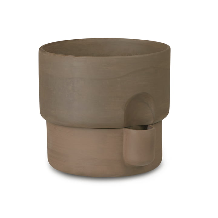 Oasis Plant pot Ø 20,5 x H 19 cm from Northern in color brown