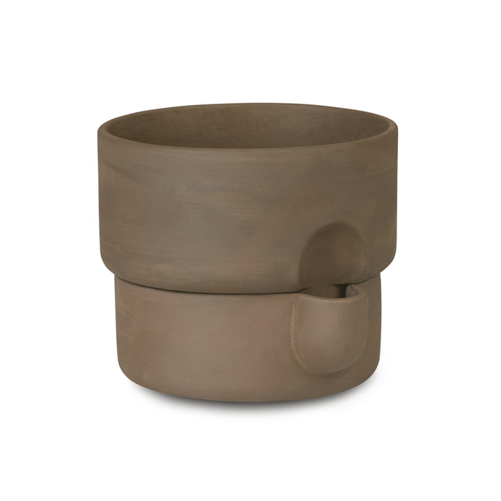 Oasis Plant pot Ø 15 x H 13 cm from Northern in color brown