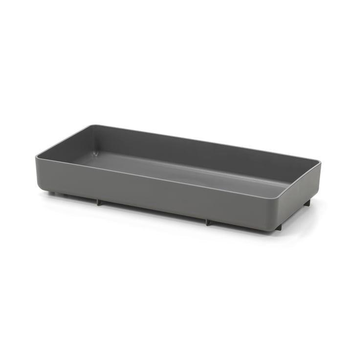 Chap tray to stool, dark grey from Vitra