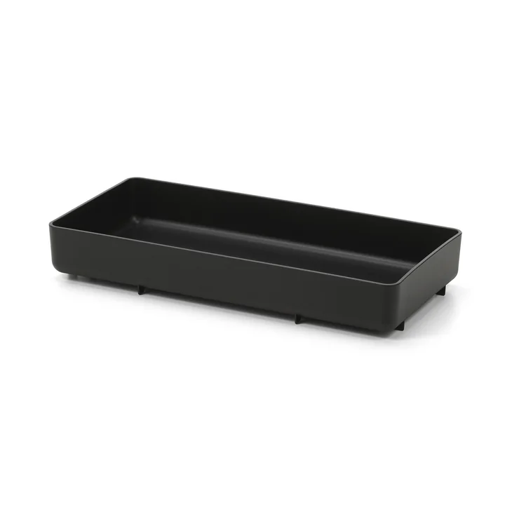 Chap tray to stool, deep black from Vitra