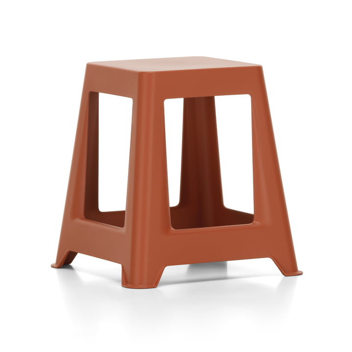 Chap stool, brick by Vitra