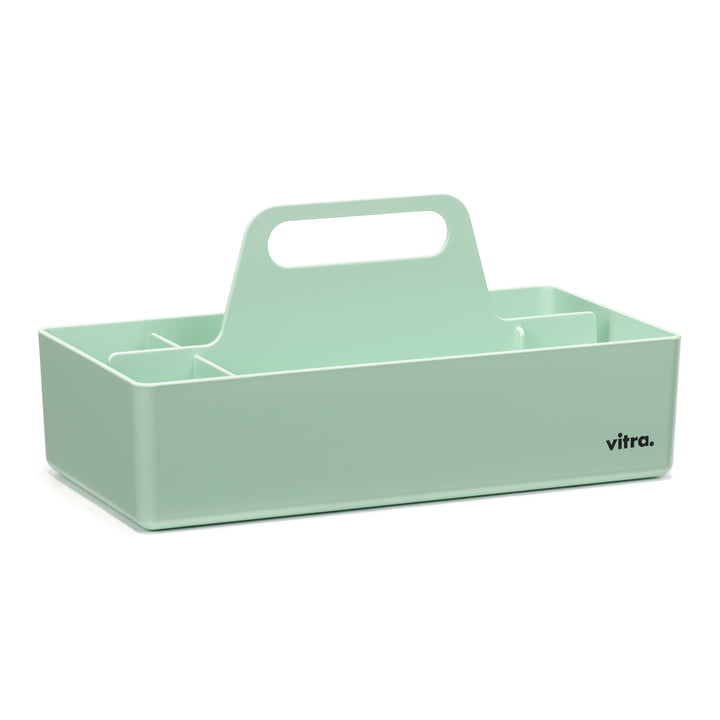 Storage Toolbox recycled, mint green from Vitra