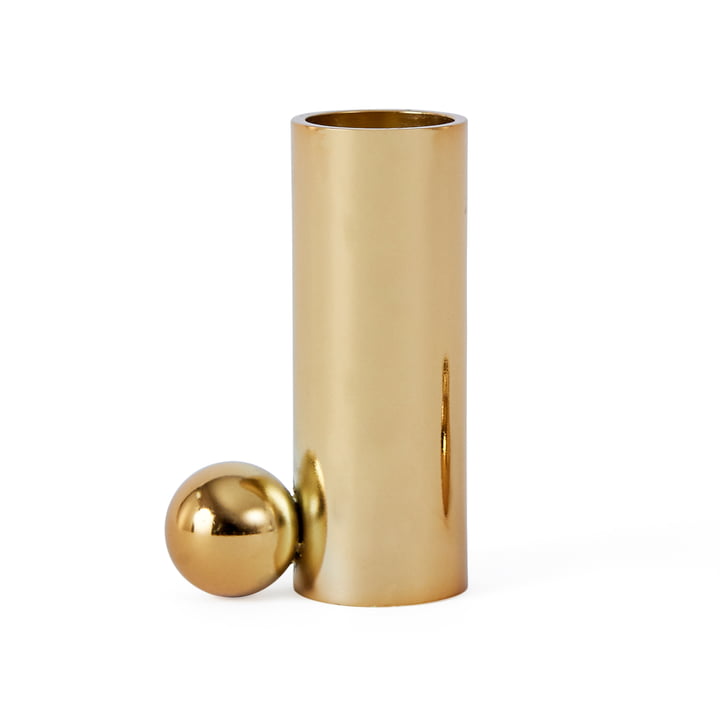 Candle holder Palloa high from OYOY in brass