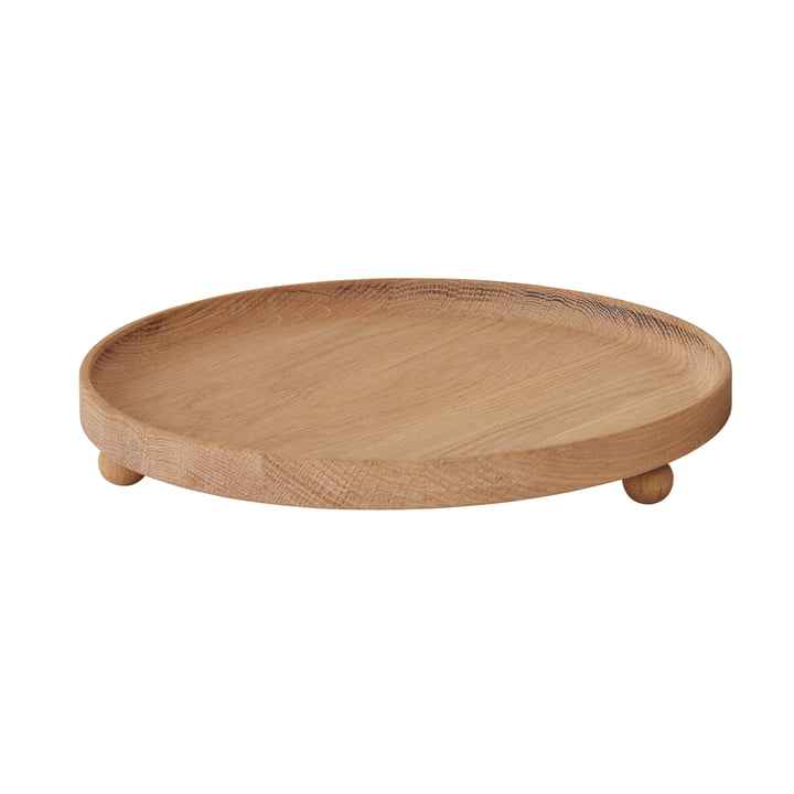 Inka Wooden tray round Ø 30 cm from OYOY in nature