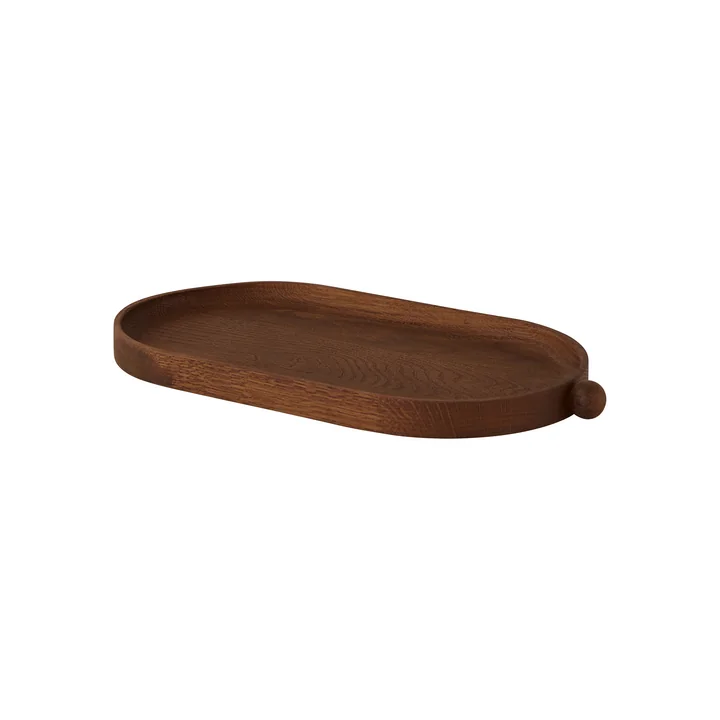 OYOY - Inka Wooden tray, 34 x 18 cm, dark