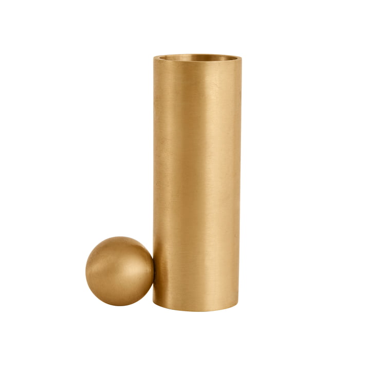 Candle holder Palloa high from OYOY in brushed brass
