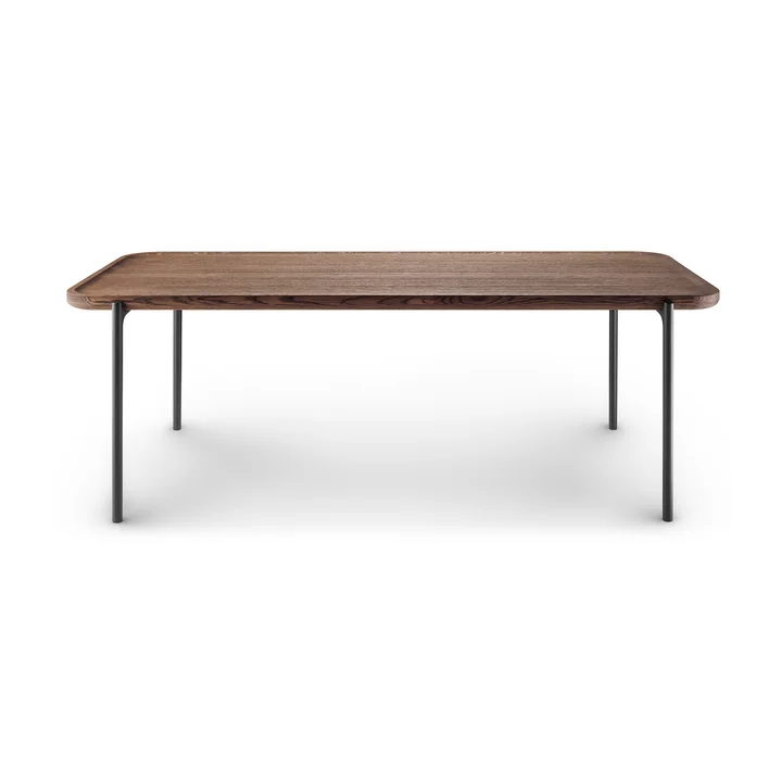 Savoye Coffee table H 42 cm, 120 x 50 cm, smoked oak / black from Eva Solo