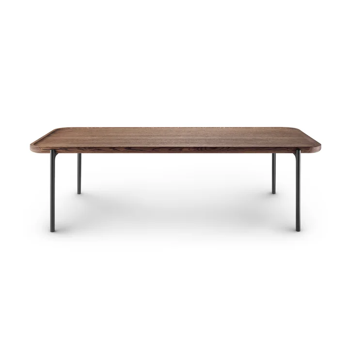 Savoye Coffee table H 35 cm, 120 x 50 cm, smoked oak / black from Eva Solo