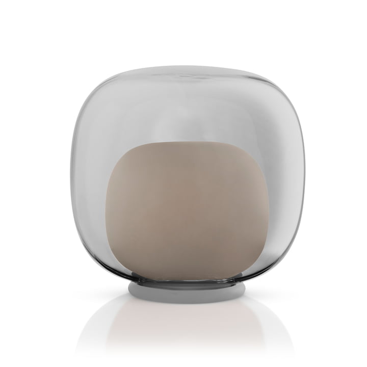 LED glass candle holder from Eva Solo in color grey