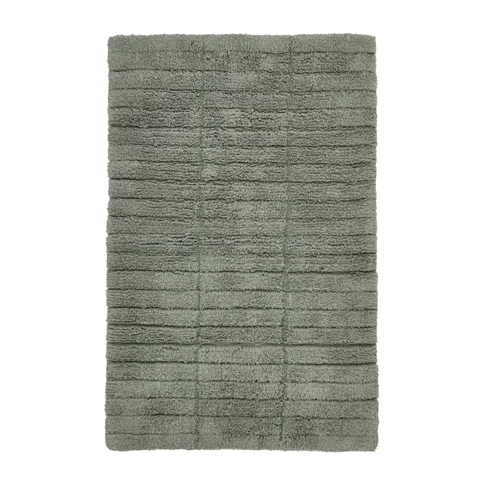 The soft Tiles bathroom mat from Zone Denmark , 50 x 80 cm, matcha green