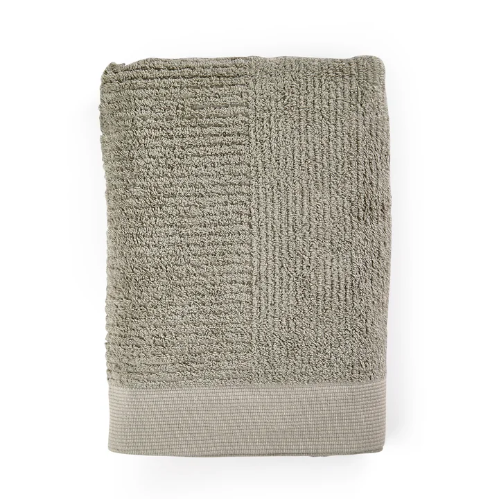 The Classic bath towel from Zone Denmark , 70 x 140 cm, eucalyptus green