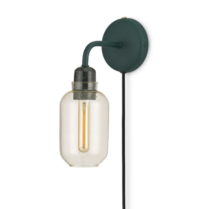 Amp Wall lamp from Normann Copenhagen in gold / green
