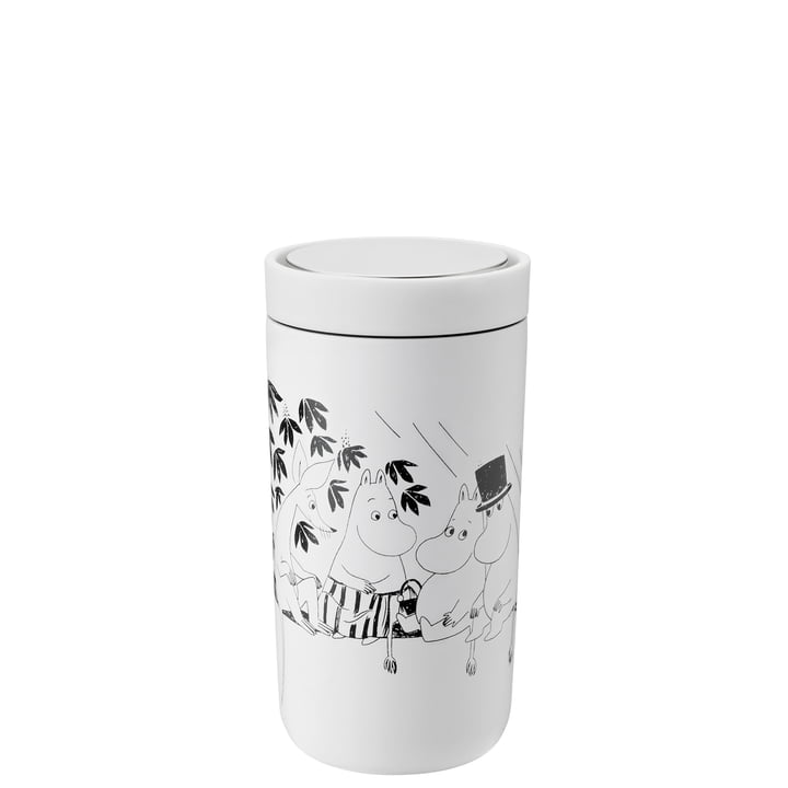 To Go Click Moomin 0,2 l, double-walled from Stelton , soft white / black