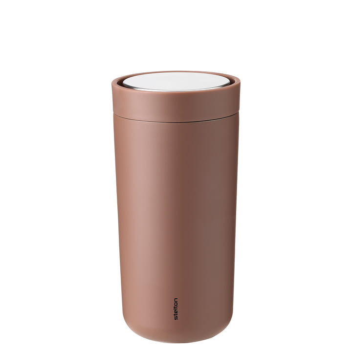 To Go Click 0,4 l, double-walled from Stelton , soft rust