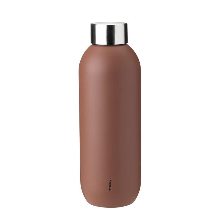 Keep Cool Drinking bottle 0.6 l from Stelton in rust