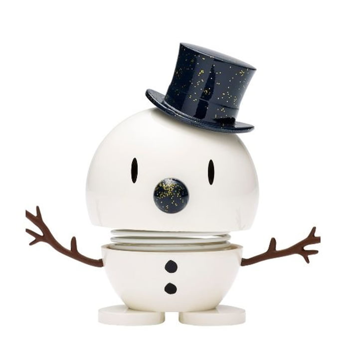Snowman, medium / white / blue from Hoptimist