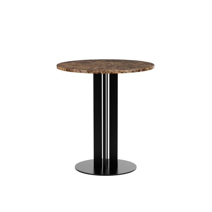 Scala Table Ø 70 x H 75 cm from Normann Copenhagen in marble coffee