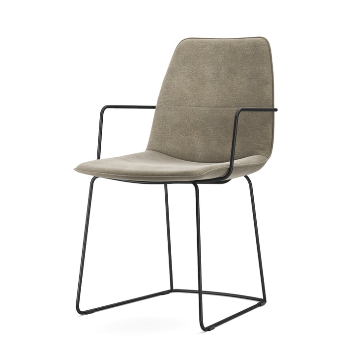 117 Armchair from freistil in grey olive (1054)