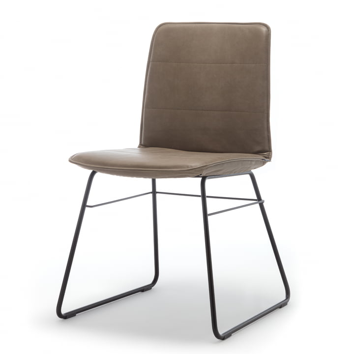 118 Chair with cover by freistil in yellow-grey (9221)