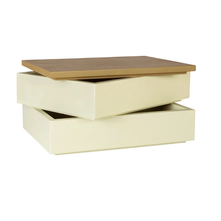 Storage box with lid from Hübsch Interior