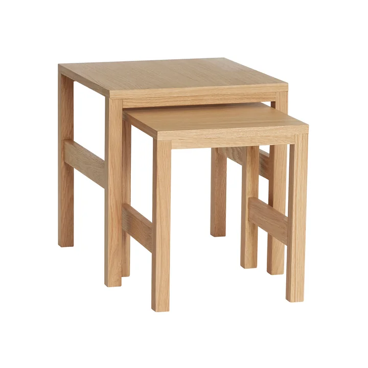 Side table set of 2 from Hübsch Interior in oak