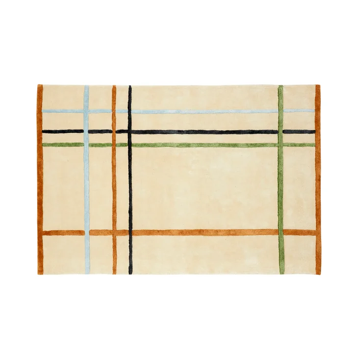 Carpet patterned 120 x 180 cm, colorful from Hübsch Interior