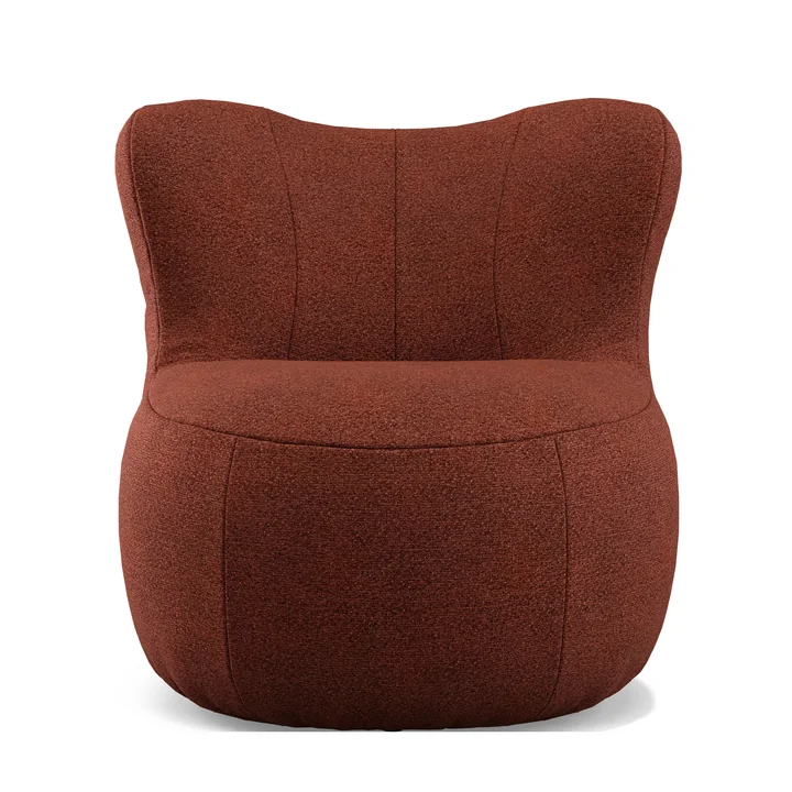 173 Armchair from freistil in copper brown (1057)
