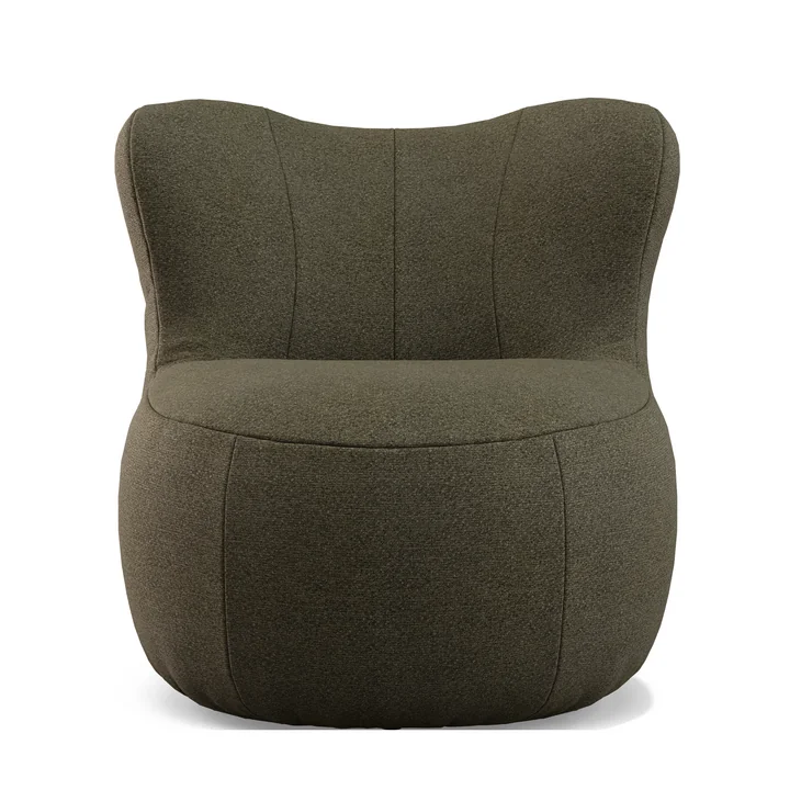 173 Armchair from freistil in gray olive (1054)
