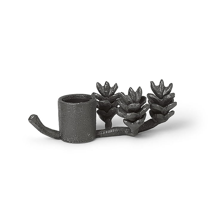 Twig candle holder by ferm Living in the color black