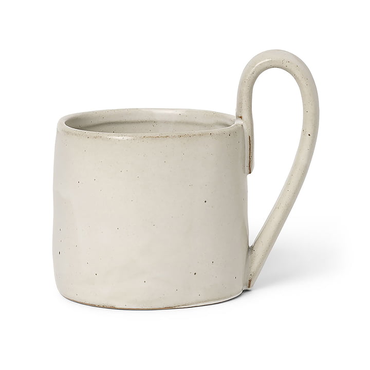 Flow Mug by ferm Living in the color off-white