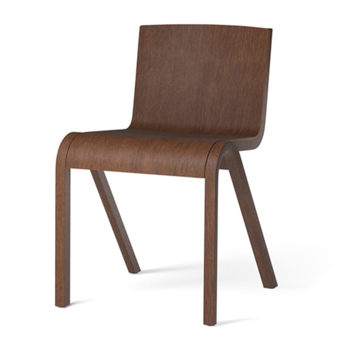 Ready Dining Chair from Audo in oak stained red