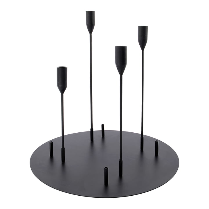 Advent candlestick from Doctor House in the color black
