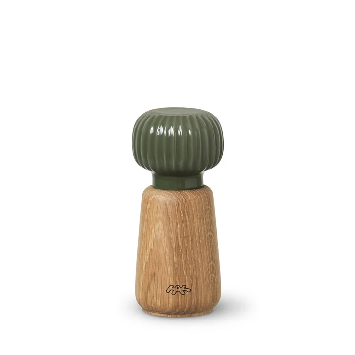 Hammershøi Salt and pepper mill from Kähler Design in the colour dark green