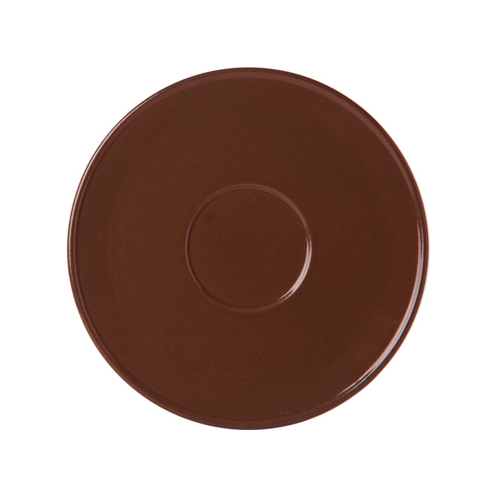 Unison Ceramic plate Ø 22 cm from Schneid in cinnamon