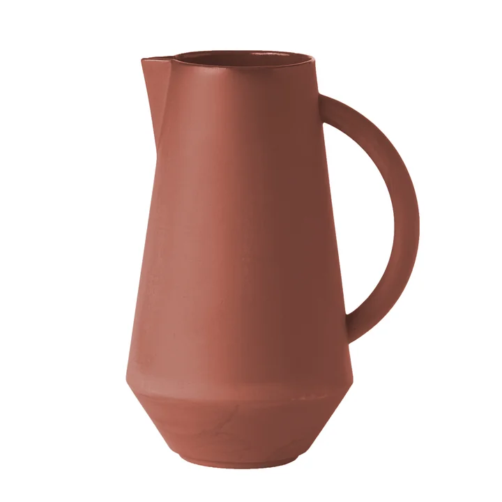 Unison Ceramic carafe from Schneid in cinammon