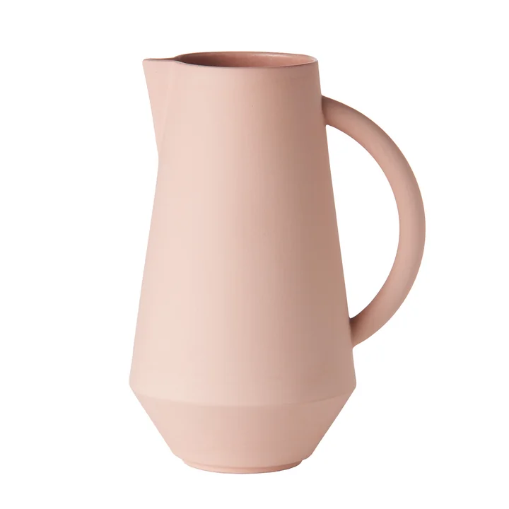 Unison Ceramic carafe from Schneid in coral