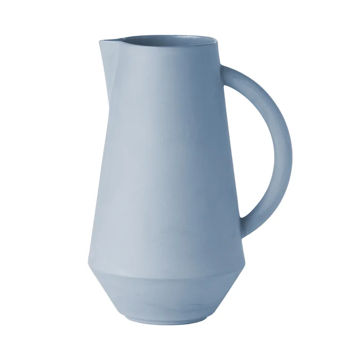 Unison Ceramic carafe from Schneid in baby blue