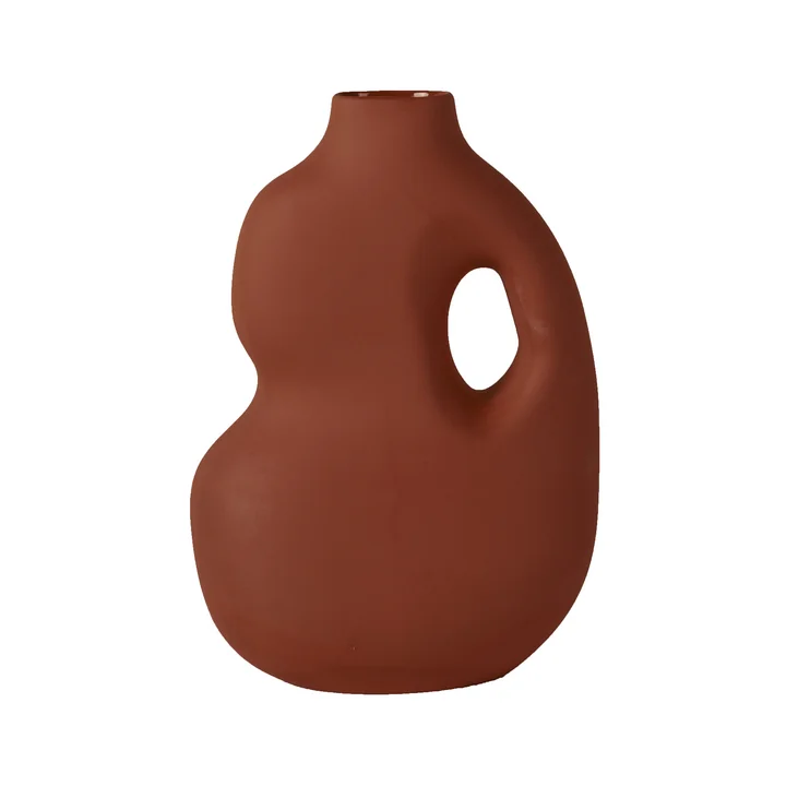 Aura Vase II from Schneid in rust
