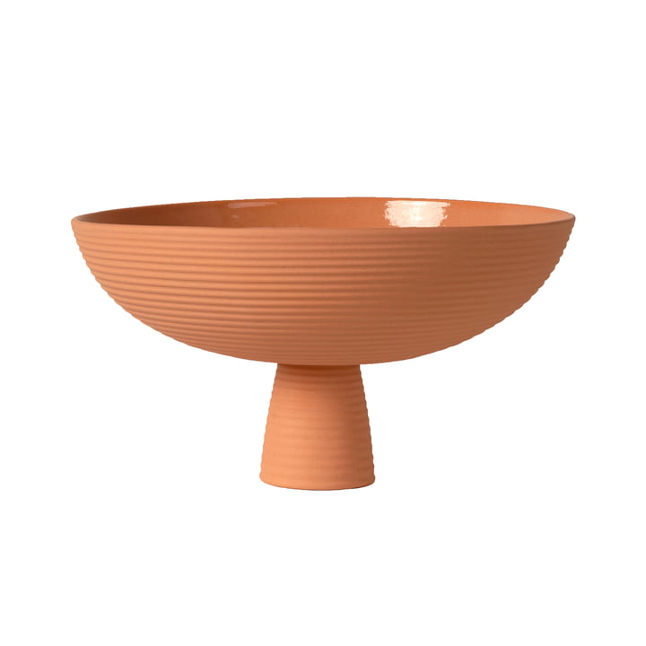 Dais Bowl with foot from Schneid in peach
