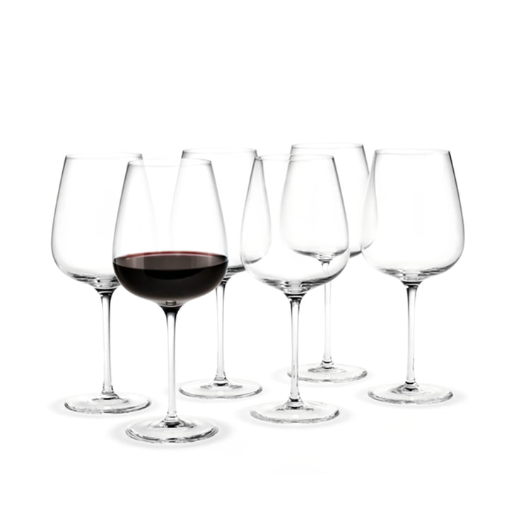 Bouquet Red wine glass 62 cl from Holmegaard in clear (set of 6)