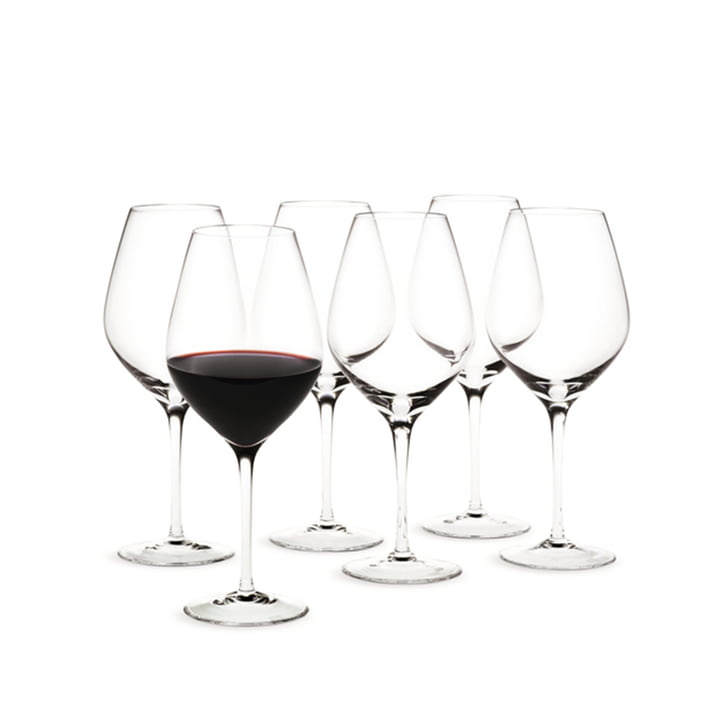 Cabernet Red wine glasses from Holmegaard