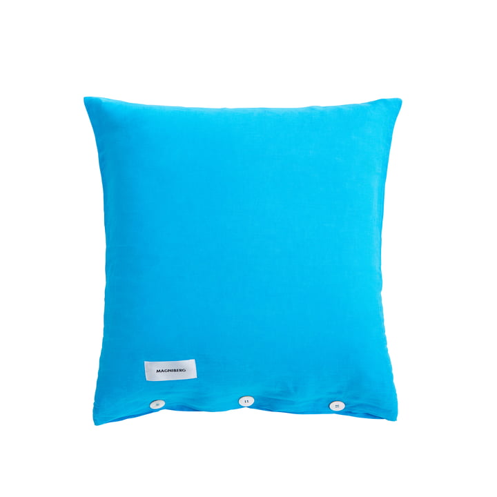 Mother Pillowcase, Linen 80 x 80 cm, dance blue by Magniberg