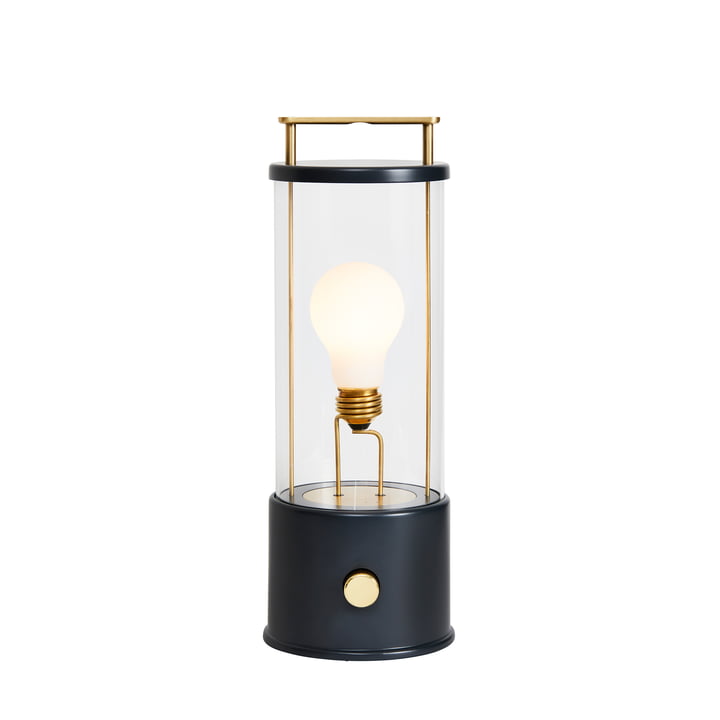 The Muse LED battery table lamp from Tala in hackles black