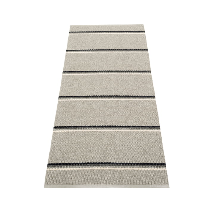 Olle Carpet, 70 x 180 cm by Pappelina in grey / linen