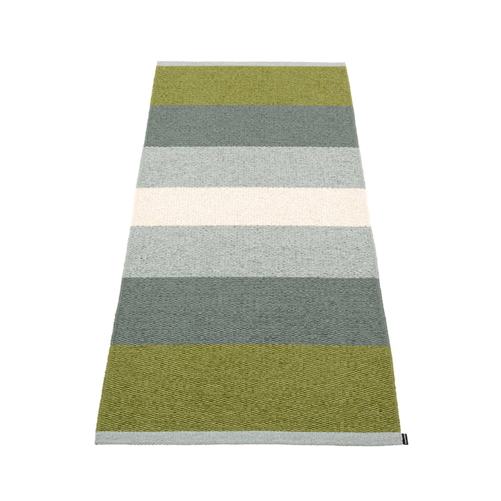 Kim Carpet, 70 x 160 cm from Pappelina in olive
