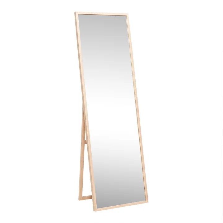 Standing mirror 52 x 167 cm, natural oak from Hübsch Interior