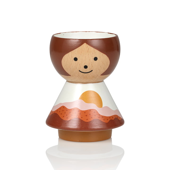 Bordfolk Egg cup girl from Lucie Kaas in Mika