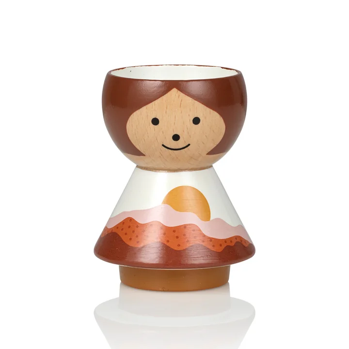 Bordfolk Egg cup girl from Lucie Kaas in Mika
