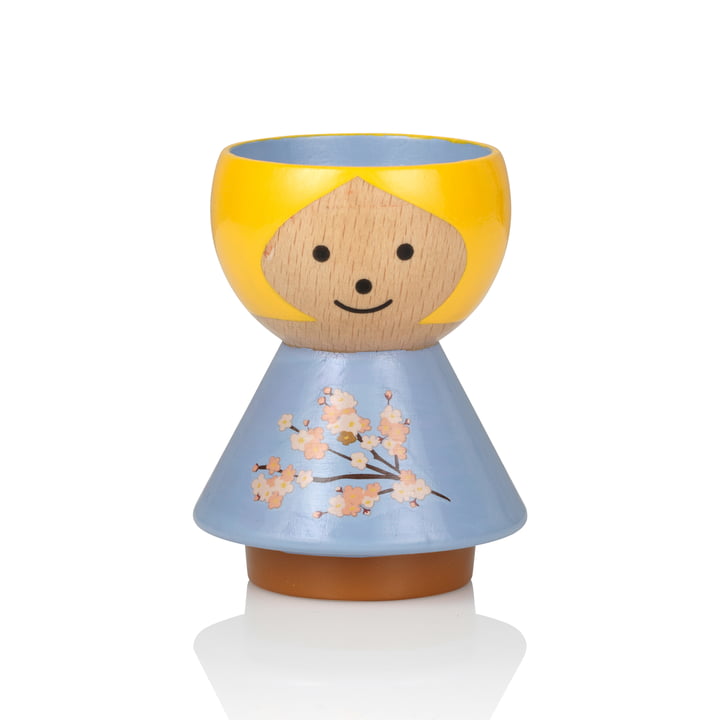 Bordfolk Egg Cup Girl from Lucie Kaas in Lily